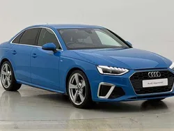 Blue Used 2020 Audi A4 S-Line Sedan | £20,724 (Fair price)
