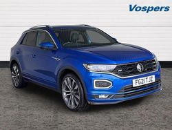 Blue Used 2021 VW T-Roc R-line SUV | £17,845 (Good price)