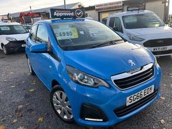 Blue Used 2016 Peugeot 108 Active Hatchback | £4,995 (Fair price)