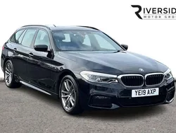 Black Used 2019 BMW 520 M Sport Estate | £21,475 (Fair price)