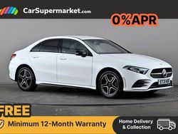White Used 2021 Mercedes A250 AMG line Sedan | £24,197 (Expensive)