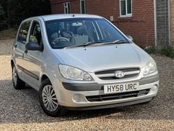 Silver Used 2008 Hyundai Getz Hatchback | £1,195 (Fair price)