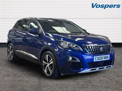 Blue Used 2018 Peugeot 3008 Allure SUV | £13,398 (Fair price)