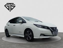 White Used 2019 Nissan Leaf Tekna Hatchback | £8,295 (Fair price)