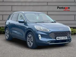 Chrome blue premium paint Used 2022 Ford Kuga Titanium SUV | £17,995 (Fair price)