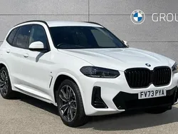 White Used 2023 BMW X3 M Sport SUV | £37,995 (Fair price)