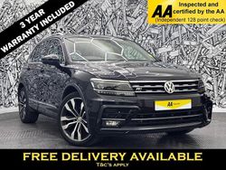 Black Used 2019 VW Tiguan R-line SUV | £20,995 (Fair price)