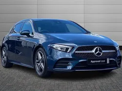 Blue Used 2021 Mercedes A180 AMG line Hatchback | £20,650 (Fair price)