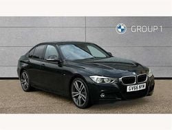 Black sapphire metallic paint Used 2016 BMW 330 M Sport Sedan | £15,995 (Fair price)