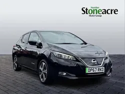 Black Used 2018 Nissan Leaf Hatchback | £8,189 (Fair price)