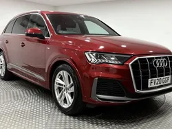 Red Used 2020 Audi Q7 S-Line SUV | £31,995 (Good price)