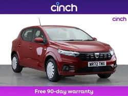 Red Used 2022 Dacia Sandero Comfort Hatchback | £10,739 (Fair price)