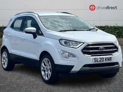 White Used 2020 Ford Ecosport Titanium SUV | £10,748 (Fair price)