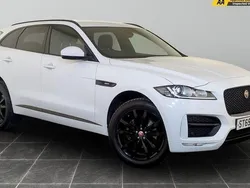White Used 2019 Jaguar F-Pace R-Sport SUV | £19,295 (Fair price)