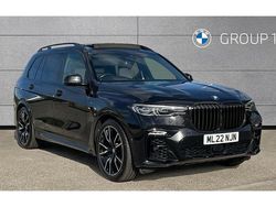 Black sapphire metallic paint Used 2022 BMW X7 M Sport SUV | £49,995 (Super price)