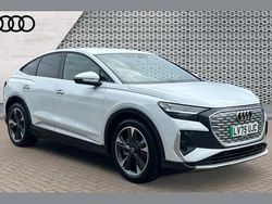 White New 2025 Audi Q4 Sportback e-tron S-Line SUV | £37,267