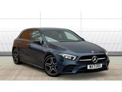 Blue Used 2021 Mercedes A180 AMG Line Premium Hatchback | £20,490 (A bit pricey)