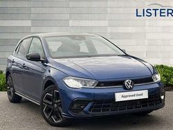 Reef blue New 2025 VW Polo R-line Hatchback | £23,385 (Expensive)