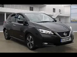 Black Used 2019 Nissan Leaf Tekna Hatchback | £8,500 (Fair price)