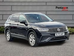 Black Used 2022 VW Tiguan Allspace Life SUV | £23,700 (Good price)