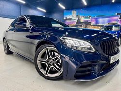 Blue Used 2019 Mercedes C200 AMG line Sedan | £15,495 (Good price)