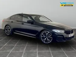 Black Used 2021 BMW 520 M Sport Sedan | £19,695 (Fair price)