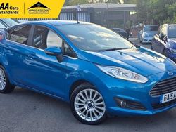 Blue Used 2015 Ford Fiesta Titanium Hatchback | £7,295 (Fair price)