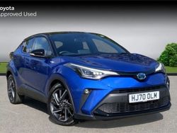 Nebula blue bitone Used 2020 Toyota C-HR SUV | £18,215 (Fair price)