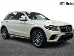 White Used 2018 Mercedes GLC350 AMG Line Premium SUV | £22,800 (Fair price)