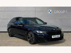Blue Used 2023 BMW 520 M Sport Estate | £34,995 (Expensive)