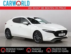 White Used 2022 Mazda 3 Inclusive Hatchback | £19,788 (Expensive)