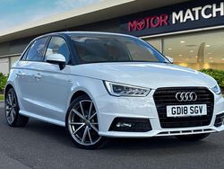 White Used 2018 Audi A1 Sportback Black Edition Hatchback | £13,000 (Fair price)