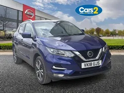 Blue Used 2018 Nissan Qashqai N-Connecta SUV | £12,290 (Fair price)