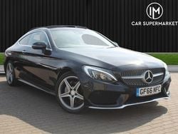 Black Used 2016 Mercedes C200 AMG line Coupe | £15,985 (A bit pricey)