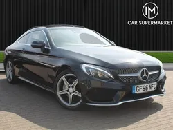 Black Used 2016 Mercedes C200 AMG line Coupe | £15,985 (A bit pricey)