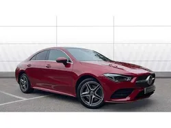 Red Used 2021 Mercedes CLA250e AMG Line Premium Plus Sedan | £24,796 (Fair price)