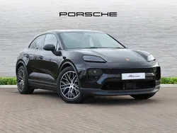 Jet black metallic Used 2024 Porsche Macan 4 Electric SUV | £70,750