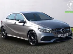 Grey Used 2018 Mercedes A180 AMG line Hatchback | £12,699 (Fair price)