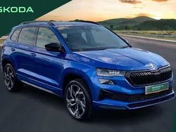 Blue Used 2024 Skoda Karoq SportLine SUV | £28,749 (Fair price)