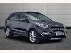 Black Used 2016 Hyundai Santa Fe Premium SE SUV | £16,990 (A bit pricey)