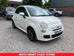 White Used 2014 Fiat 500 S Hatchback | £4,795 (Fair price)