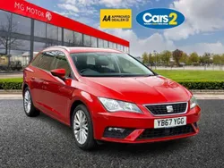 Red Used 2017 Seat Leon ST SE Dynamic Estate | £7,695 (Fair price)