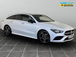 White Used 2023 Mercedes CLA180 AMG Line Premium Sedan | £22,495 (Good price)