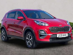 Red Used 2021 Kia Sportage 2 SUV | £14,290 (Fair price)