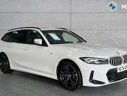 White Used 2024 BMW 330e M Sport Estate | £35,196 (Good price)