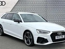 Ibis white Used 2021 Audi A4 Black Edition Estate | £25,254 (Expensive)