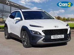 White Used 2023 Hyundai Kona Ultimate SUV | £20,190 (Fair price)