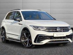Pure white Used 2021 VW Tiguan R-line SUV | £25,950 (Fair price)