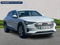 White Used 2020 Audi e-tron Comfort SUV | £19,155 (Fair price)