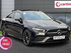 Black Used 2023 Mercedes CLA250e AMG Line Premium Plus Sedan | £25,750 (Fair price)